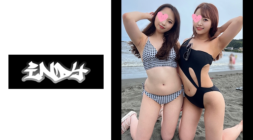 534IND-111 [Personal shooting] Gonzo with a swimsuit beautiful duo who succeeded in picking up on