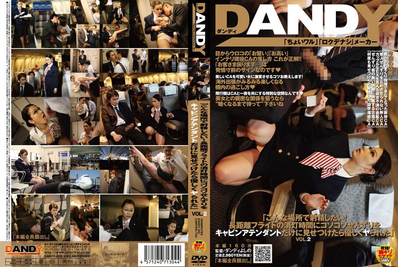 DANDY-202 You Want To Ejaculate In A Place Like This! “”VOL.2 Was Ya Gently Cabin Attendant Only