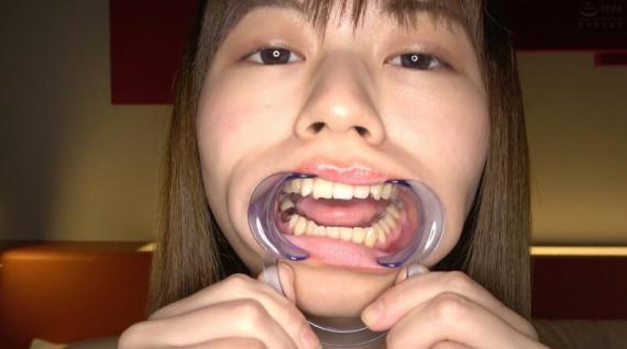 AD-767 [無碼流出] 第一次觀察她的牙齒、口腔內部和唾液。園田加乃子